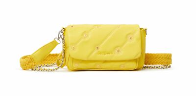 Desigual Bols Tromso Ojo De Tigre Crossbody Bag Umhängetasche Tasche Amarillo