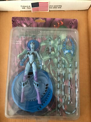  RARE WebWitch Action Figure/Blue Variant/Rendition/1998 Avatar Press Comics B37