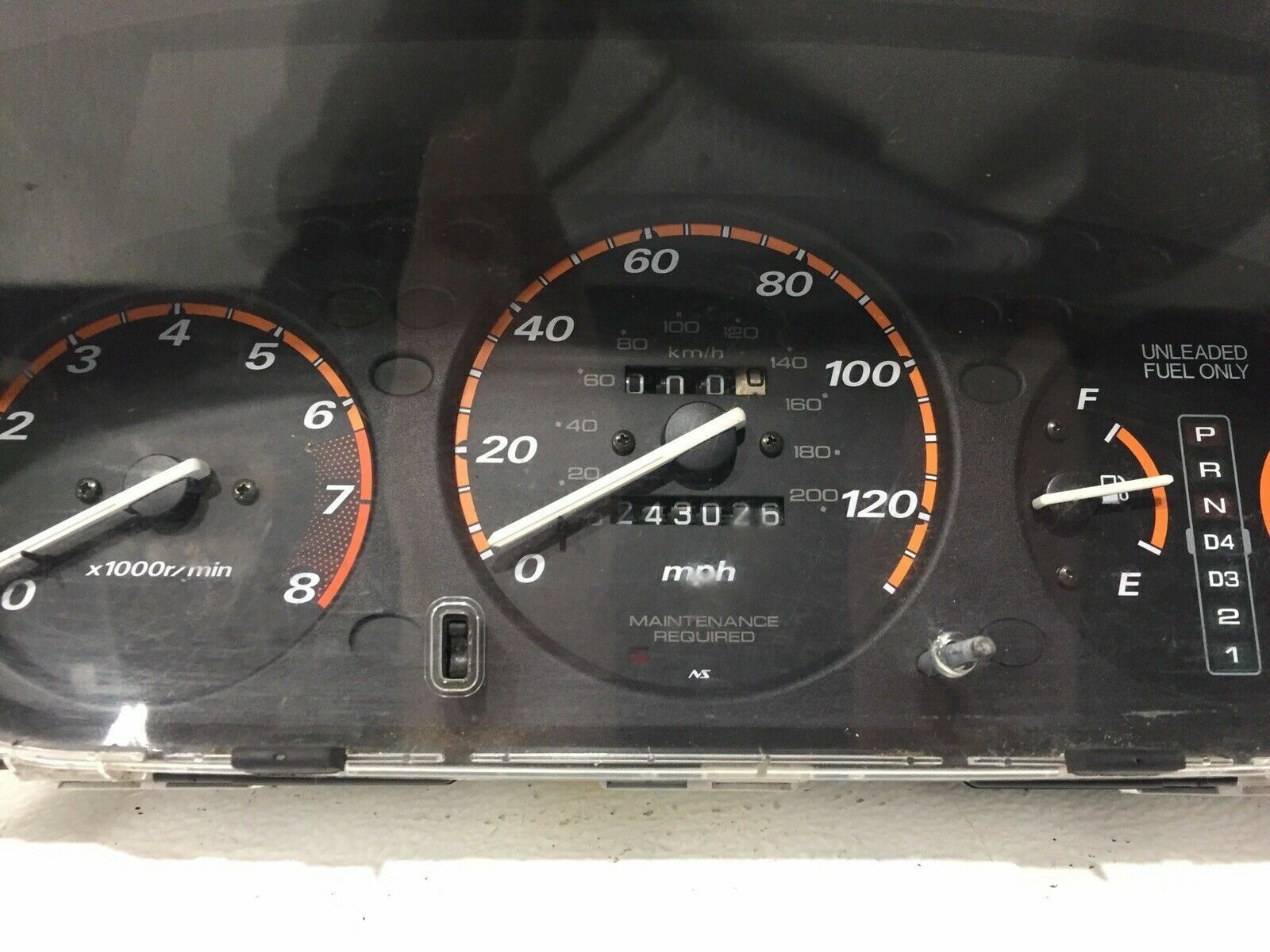 97 98 99 00 01 Honda CRV Crv LX Auto 243k Speedometer Cluster Gauges