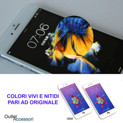 Display Bildschirm ORIGINAL SHARP Apple Iphone 7 A1660 A1778 LCD Touch Schwarz 3D LG