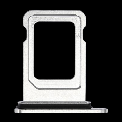 iPhone 14 Pro / 14 Pro Max Single SIM Card Tray - Silver