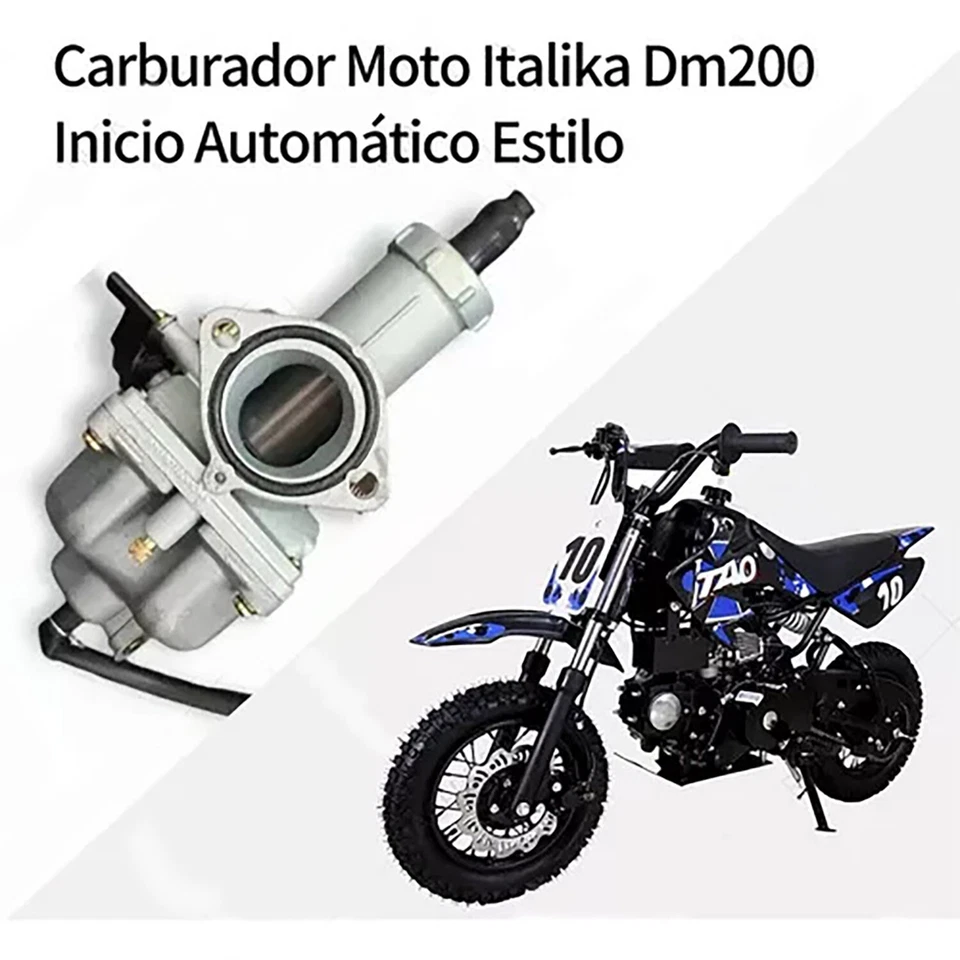 1PC New Motorcycle Carburetors For Italika Dm200 E01010067 Sliver - Image 3 of 4
