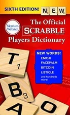 The Official SCRABBLE Players Dictionary, Sixth Edition (mass marke - VERY GOOD