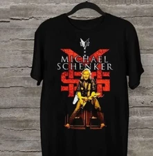 MICHAEL SCHENKER Singer On Tour UFO Band T Shirt Full Size S-5XL