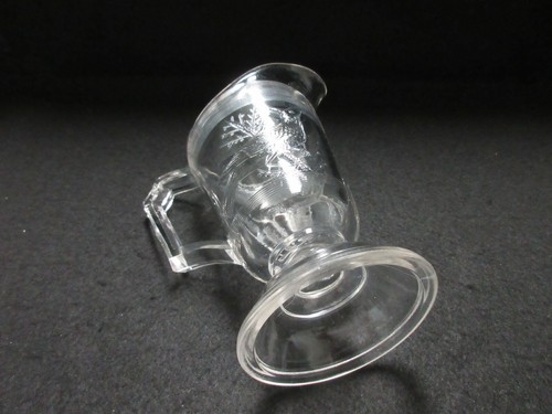 Antique EAPG Ohio Flint Glass 6” Cardinal Bird Footed Creamer (1870) - Picture 13 of 16