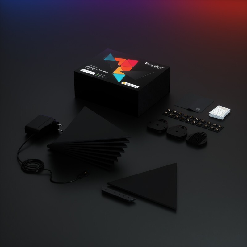Regala Nanoleaf Ultra Black Triangles: Il Kit Smart LED Definitivo