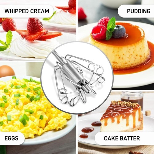 Zulay Egg Beater Whisk - Push Whisk for Cooking - 第 3/41 張圖片