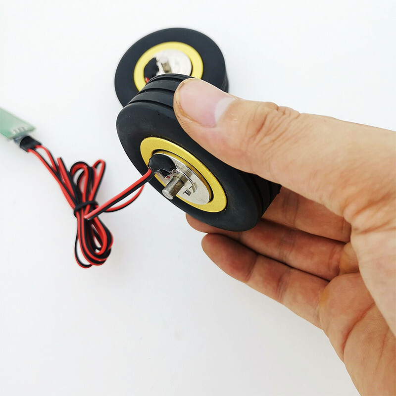 Electric Brake Wheel System For RC Airplane Turbine Jet 65mm RC