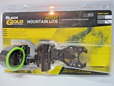 Black Gold Ascent Mountain Lite 5 Pin .019 RH Bow Sight #AML5-New