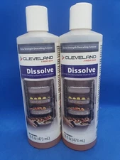 Cleveland Dissolve Descaling Solvent 16 Fl Oz Bottles- LOT OF 2