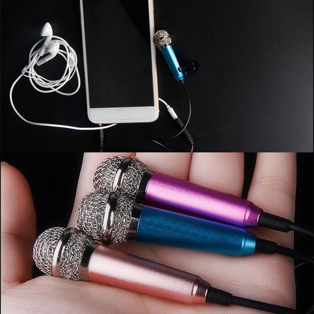 3.5mm Mini Karaoke Condenser Microphone for iPhone Computer Phone