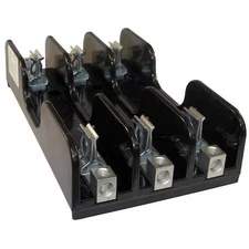 Mersen 61038R Open Fuse Block, R Ul Class, 600V Ac/Dc Volt Rating, 3 Poles, Box