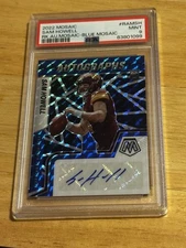 PSA 9 2022 Panini Mosaic Sam Howell Autograph Blue RC 68/99 #RAM-SH