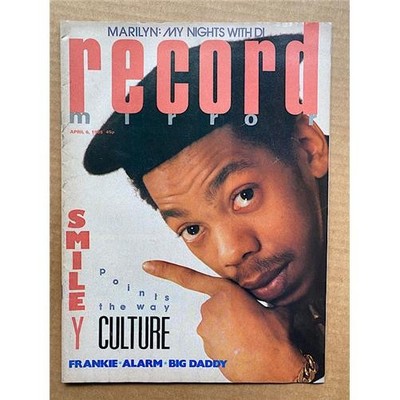 SMILEY CULTURE RECORD MIRROR MAGAZINE APRIL 6 1985 - SMILEU CULTURE COVER + FEAT