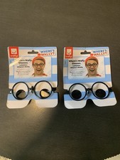 Where s Wally Nerd Style Costume Glasses for Adults - Set Of 2