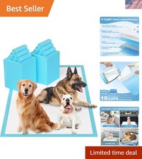 Extra Large Pet Pads 31"x47" 40 Count, Blue  White