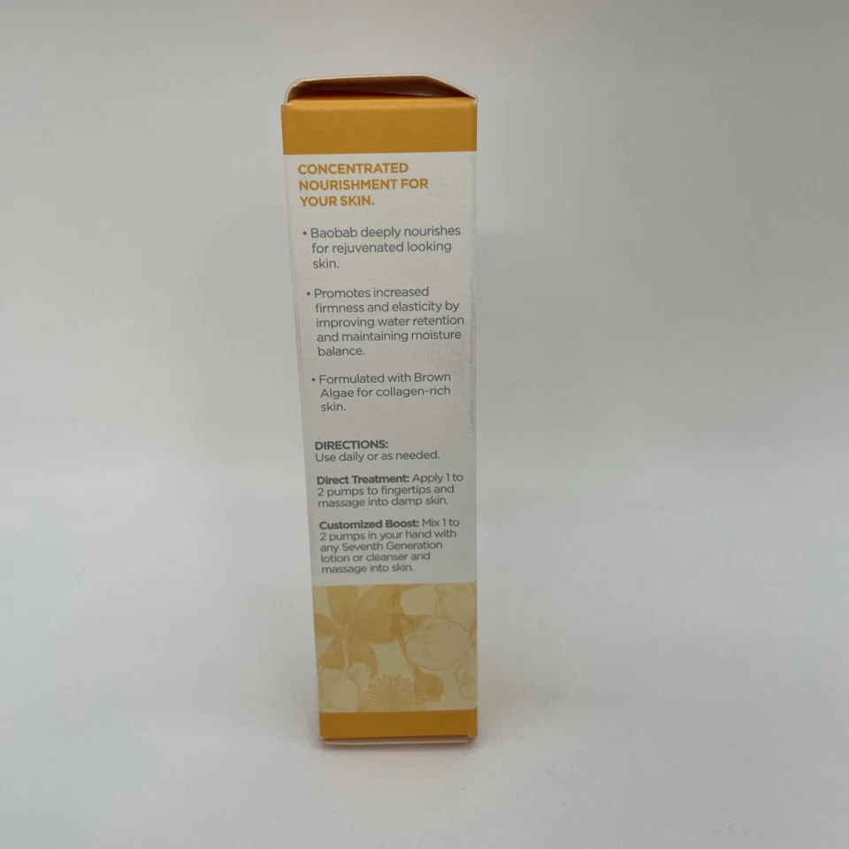 Séptima Generación Boost Suero Reafirmante con Baobab para la Piel, 1.5 Onzas 1 Paquete Foto 4 de 4