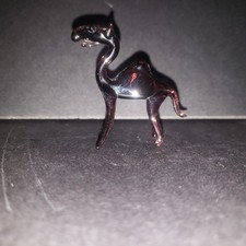 Hand Blown Glass - Camel (Amethyst)