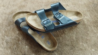 Birkenstock Arizona 42 Herren Soft Footbed Sandalen Naturleder Normal Weite
