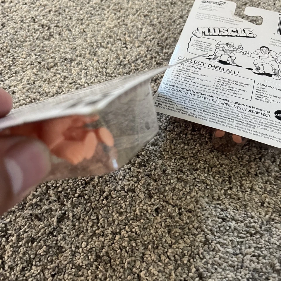 WWF/WWE M.U.S.C.L.E. figures by Super7 & Mattel - 3 packs, 9 classic wrestlers - Изображение 3 из 4