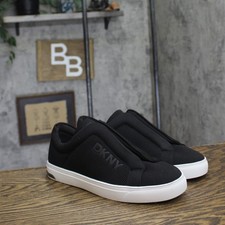 dKNY Abelina Knit Slip-On Sneakers Low Top K3456840 Black 8.5M