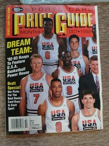 Sport CARD Price Guide Monthly Oct 1992 Dream Team Basketball