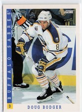 1993-94 Score #21 Doug Bodger Buffalo Sabres
