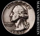 1957-D Washington Quarter- Silver- Scarce Better Date- No Reserve #L7113