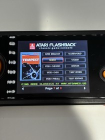 Atari Flashback Portable Gaming Console 70 Built-in Games w/ USB Charging Cable_