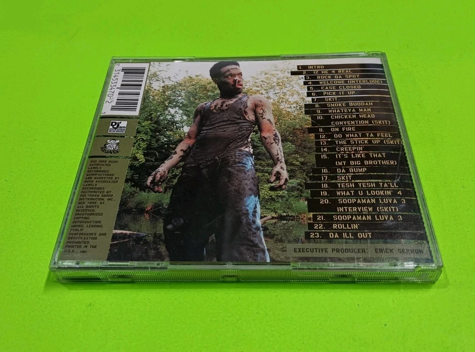 Muddy Waters by Redman Music CD 1996 Rap Hip Hop VG Condition Tested Def Jam Foto 4 de 4