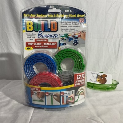 Build Bonanza Building Block Tape Lego Mega Bloks, New