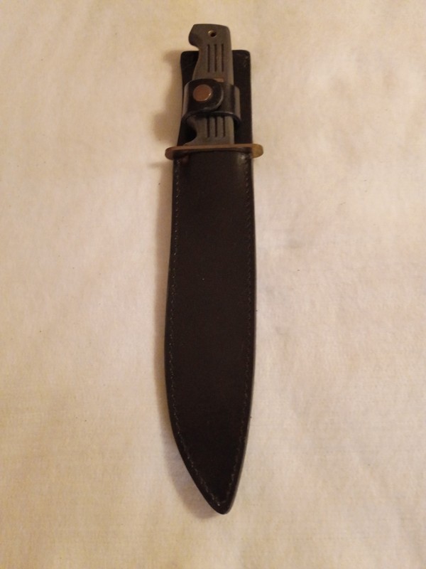 Shrade Tough Survival Knife Double Sided Blade Nice SCHSM Bowie