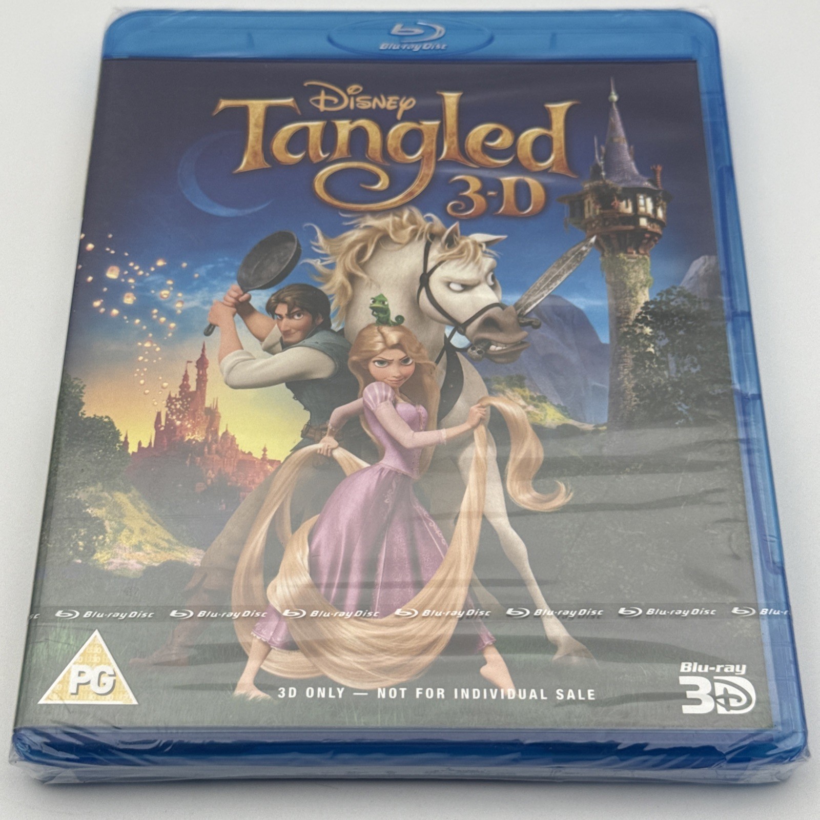 Disney Tangled 3D Blu Ray New Sealed Animated Family Film Rapunzel