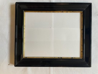 Picture frame old shellac wood stucco Wilhelminian period around 1920 NRW fold: 20x16 J4