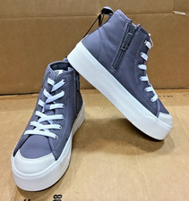 Justice Girls High Top GMG Sneakers Gray BB3