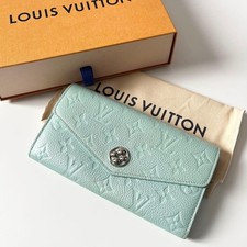 LOUIS VUITTON Louis Vuitton Monogram Empreinte Portefeuille Sarah Purse Leat...
