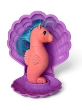 Vintage G1 My Little Pony Wavedancer Sea Pony 1983 Pink Purple Shell Hasbro MLP