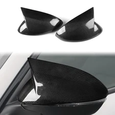Real Carbon Fiber Add-on Side Mirror Covers for Alfa Romeo Stelvio 2017-2023