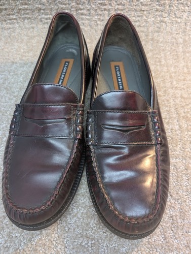 Florsheim Berkley Penny Loafers Mens Merlot Leather Shoes Size 10D 18074 05 - Picture 4 of 14