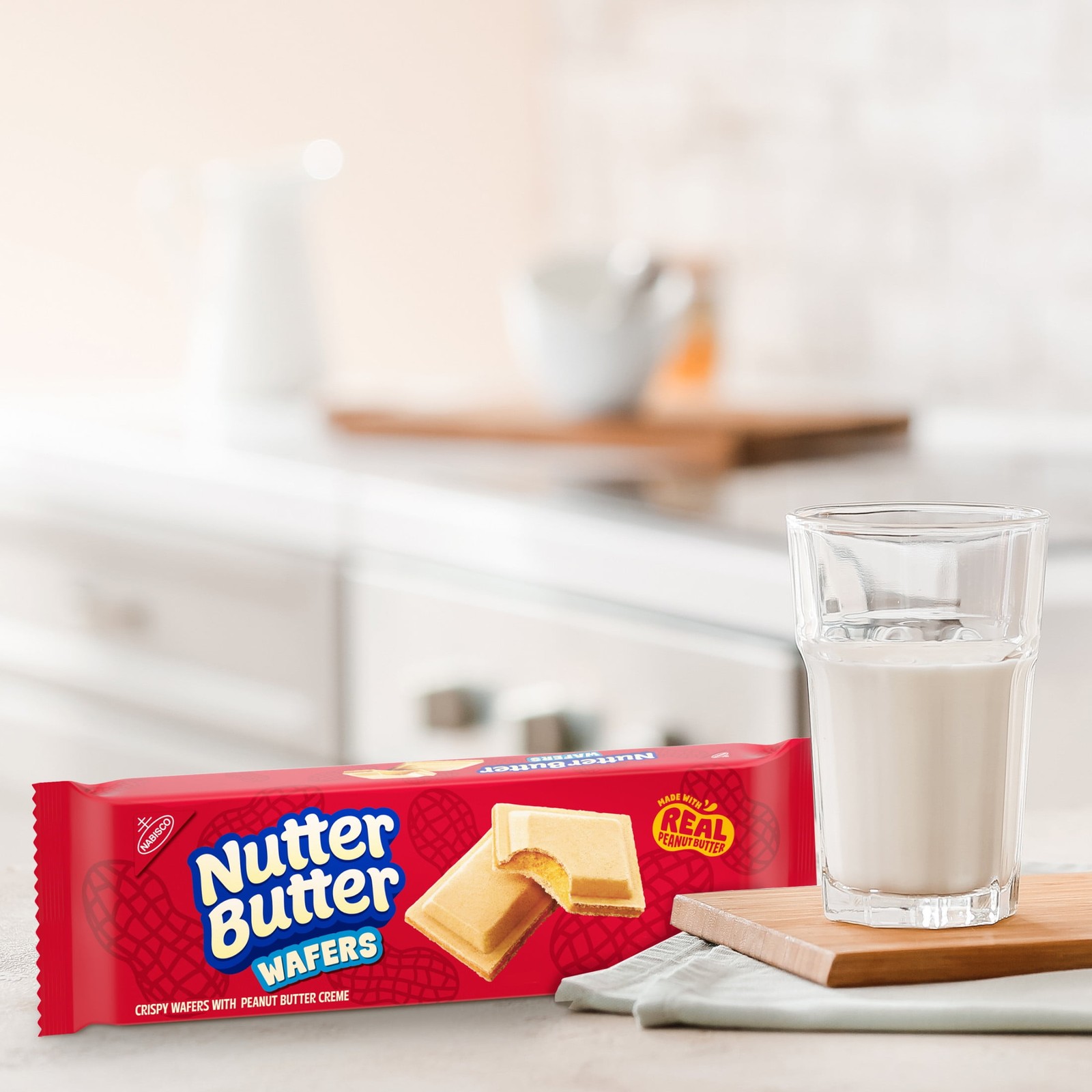 (3 pack) NUTTER BUTTER Peanut Butter Wafer Cookies, 10.5 oz,NEW