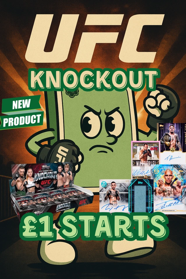 £1 Starts  UFC KNOCKOUT WITH GIVEAWAYS  - LONDON CARD SHOW STREAMATHON