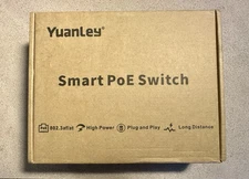YuanLey 11 Port Ethernet Switch with 8 PoE+ 2 Port 1000Mbps, 1 SFP Port