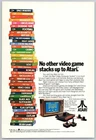 1980 Atari Video Game System Vintage Print Ad: Original 80s Gaming Wall Art