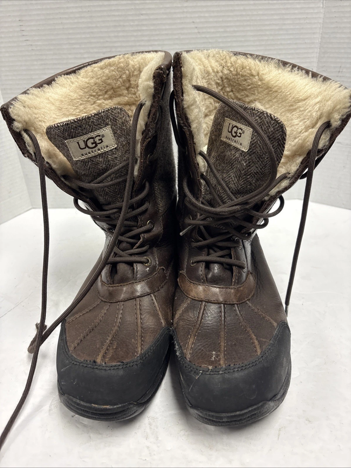 UGG ADIRONDACK Brown SNOW BOOTS Men’s US 10