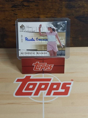 2005 UD SP Authentic Golf Authentic Rookies Paula Creamer Auto /799?