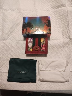 GUCCI LADIES OPHIDIA FLORA WALLET 100% AUTHENTIC Brand New Great Bridesmaid Gift