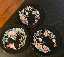 (3) Clarence House Les Caprice Orientaux Dinner Plates~ The Haldon Group~  RARE