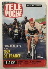 ►TELE POCHE n°333 - 1972 - EDDY MERCKX - MICHEL SARDOU - KAWASAKI - ERIC DAMAIN