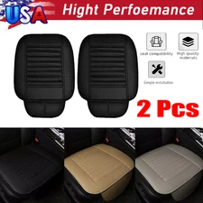 Universal Car Front Seat Cover Breathable Leather Pad Cushion Surround Protector