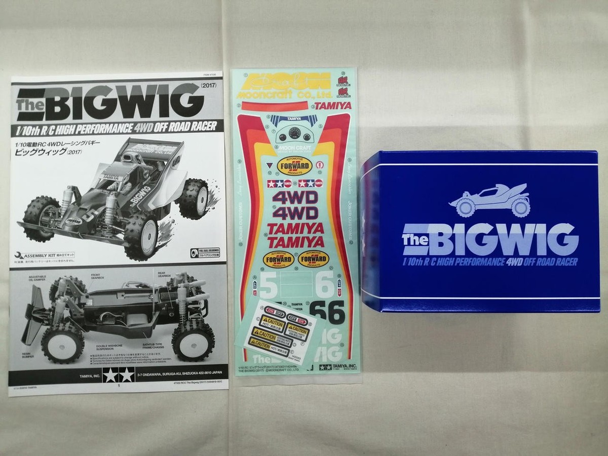 Tamiya The BigWig 2017 RC 1/10 Scale 4WD Buggy in Good Condition